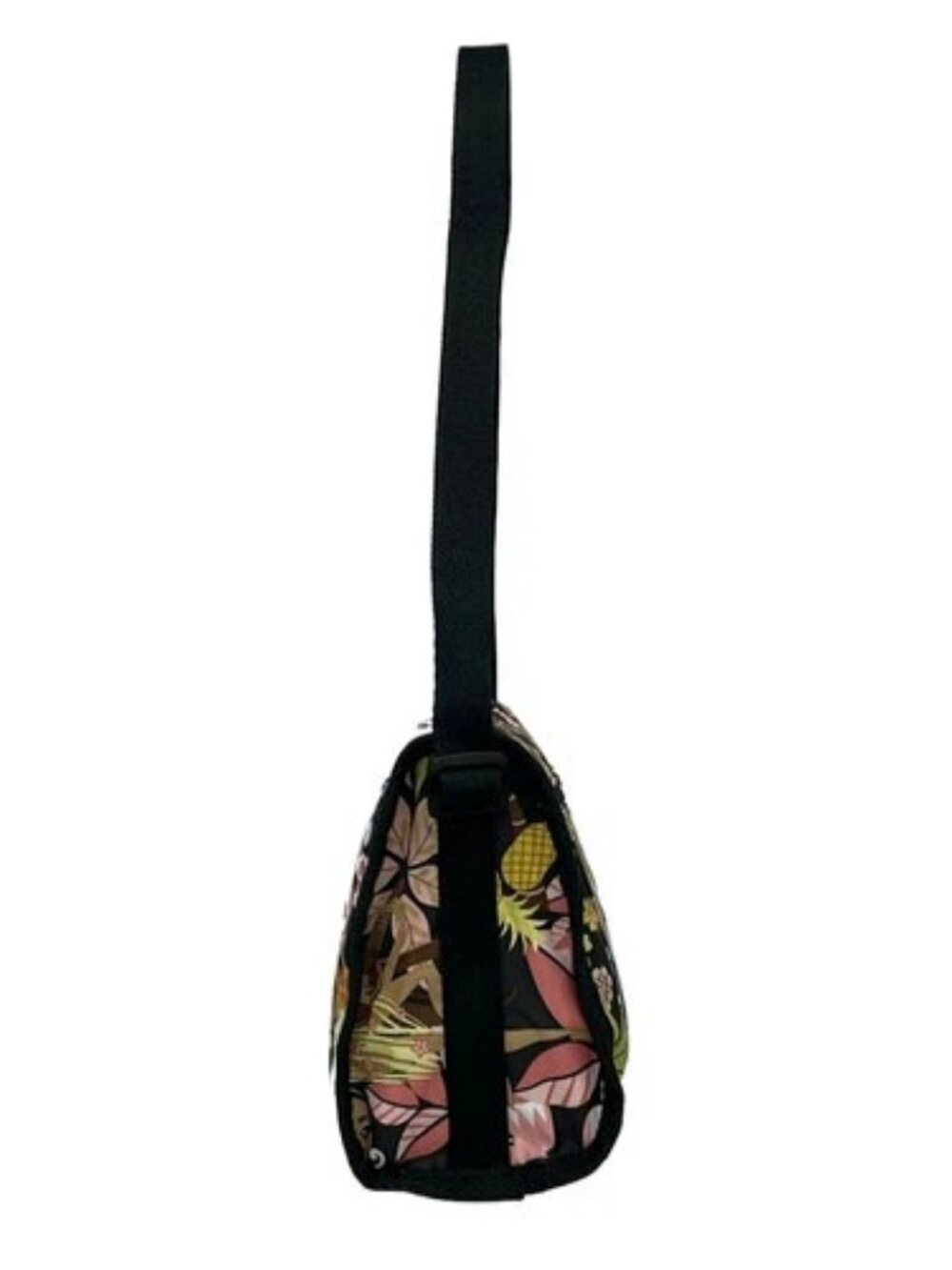 LESPORTSAC Black Yellow Multi Respo Nylon Shoulder Bag - Picture 2 of 9